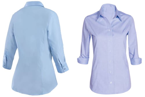 camisas oxford manga tres cuartos