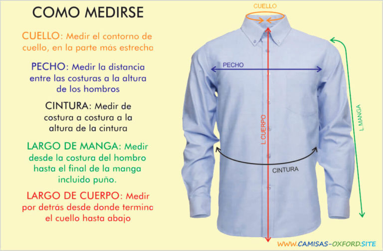 tallas de camisas en peru