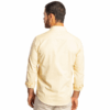 Camisa Oxford Color Amarillo Maíz - parte atras