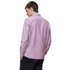 Camisa Oxford Manga Larga Lila Hombre - parte atras