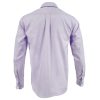 camisa oxford lila espalda