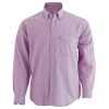 camisa oxford manga larga lila hombre