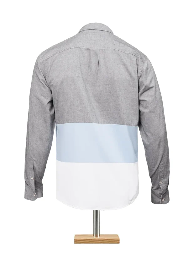 Camisas Oxford tricolor