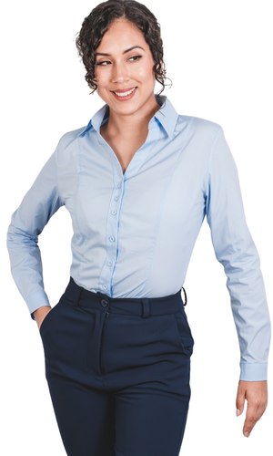 Camisa oxford celeste bebe