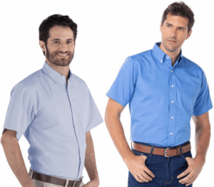 Camisas Oxford Manga Corta
