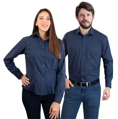 Camisas y blusas oxford de uniforme según el género