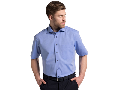 camisa oxford manga corta para empresas