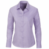 Blusa Camisa Oxford Manga Larga lila para Mujer