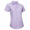 Blusa Oxford Manga Corta lila