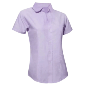 Blusa Oxford Manga Corta lila
