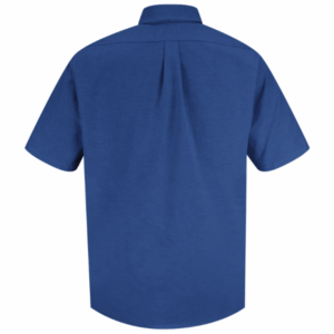 Camisa Oxford Manga Corta Azul para Hombre por mayor