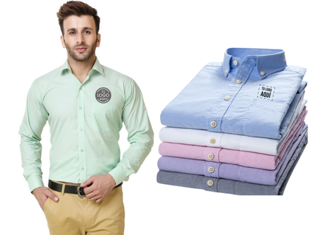 Camisas Oxford Bordadas Tallas y confección personalizada