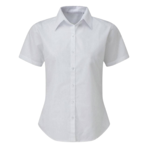 blusa oxford corte princesa detalle