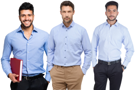 camisa corporativa hombre oxford