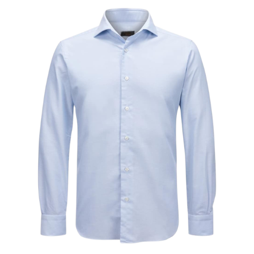 Camisa Oxford Manga Larga Celeste para Hombre camisa oxford manga larga celeste hombre