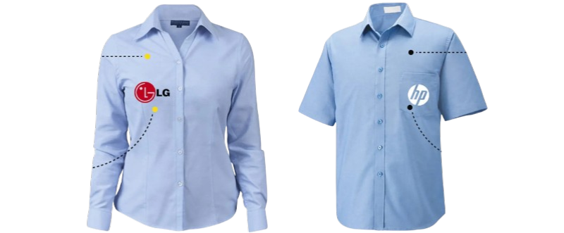 camisas personalizadas para empresas con logo bordado